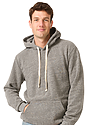 Unisex Triblend Fleece Pullover Hoodie TRI VINTAGE GREY Front