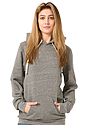 Unisex Triblend Fleece Pullover Hoodie TRI VINTAGE GREY Front2