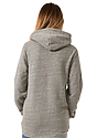Unisex Triblend Fleece Pullover Hoodie TRI VINTAGE GREY Back2