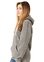 Unisex Triblend Fleece Pullover Hoodie TRI VINTAGE GREY Side2
