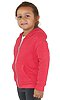 Toddler Triblend Fleece Zip Hoodie TRI RED Side2