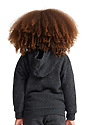Toddler Triblend Fleece Pullover Hoodie TRI ONYX Back
