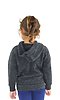 Toddler Triblend Fleece Pullover Hoodie TRI ONYX Back2