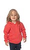 Toddler Triblend Fleece Pullover Hoodie TRI RED Front