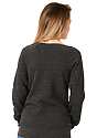 Women's Triblend Fleece Raglan w/Pouch Pocket TRI ONYX 6