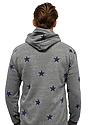 Unisex Triblend Pullover Star Hoody VNTG GRY STAR NAVY 3