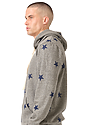 Unisex Triblend Pullover Star Hoody VNTG GRY STAR NAVY 2