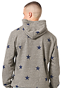 Unisex Triblend Pullover Star Hoody VNTG GRY STAR NAVY 3