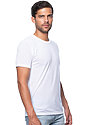 Unisex Poly Sublimation Tee WHITE Front