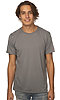 Unisex Performance Poly Tee GREY Front