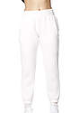 Unisex Fashion Fleece Lounge Sweatpant WHITE 1