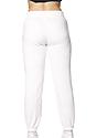 Unisex Fashion Fleece Lounge Sweatpant WHITE 4