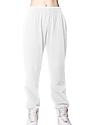 Unisex Fashion Fleece Lounge Sweatpant WHITE 1