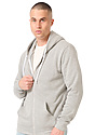 Unisex Fashion Fleece Zip Hoodie  Side