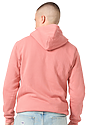 Unisex Fashion Fleece Zip Hoodie DESERT ROSE Back