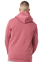 Unisex Fashion Fleece Zip Hoodie WINE Side