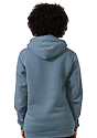 Unisex Fashion Fleece Pullover Hoodie AEGEAN BLUE Back2