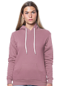Unisex Fashion Fleece Pullover Hoodie DESERT ROSE Front