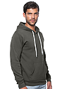 Unisex Fashion Fleece Pullover Hoodie GRAPHITE Side
