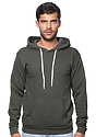 Unisex Fashion Fleece Pullover Hoodie GRAPHITE Front