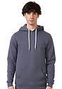 Unisex Fashion Fleece Pullover Hoodie GRAPHITE Front