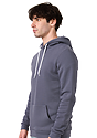 Unisex Fashion Fleece Pullover Hoodie GRAPHITE Side