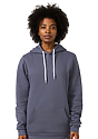 Unisex Fashion Fleece Pullover Hoodie GRAPHITE Front2