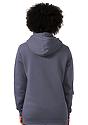 Unisex Fashion Fleece Pullover Hoodie GRAPHITE Back2