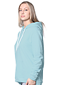 Unisex Fashion Fleece Pullover Hoodie HEATHER BREEZE Side2