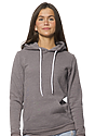 Unisex Fashion Fleece Pullover Hoodie HEATHER CHARCOAL Front