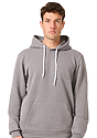 Unisex Fashion Fleece Pullover Hoodie HEATHER CHARCOAL Front
