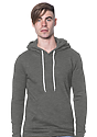 Unisex Fashion Fleece Pullover Hoodie HEATHER CHARCOAL Front