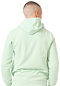 Unisex Fashion Fleece Pullover Hoodie HEATHER PISTACHIO Back