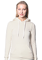 Unisex Fashion Fleece Pullover Hoodie NATURAL Front