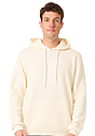 Unisex Fashion Fleece Pullover Hoodie NATURAL Front