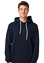 Unisex Fashion Fleece Pullover Hoodie NAVY Front