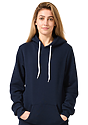 Unisex Fashion Fleece Pullover Hoodie NAVY Front2