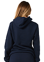 Unisex Fashion Fleece Pullover Hoodie NAVY Back2