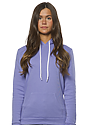 Unisex Fashion Fleece Pullover Hoodie PERIWINKLE Front