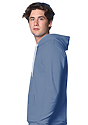 Unisex Fashion Fleece Pullover Hoodie PERIWINKLE Side