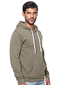 Unisex Fashion Fleece Pullover Hoodie WALNUT Side