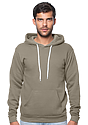 Unisex Fashion Fleece Pullover Hoodie WALNUT Front