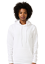 Unisex Fashion Fleece Pullover Hoodie WHITE Front2