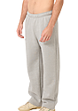 Unisex Fashion Fleece Straight Leg Sweatpant HEATHER GREY 2