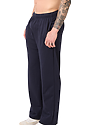 Unisex Fashion Fleece Straight Leg Sweatpant NAVY 2