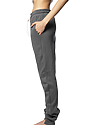 Unisex Fashion Fleece Jogger Sweatpant ASPHALT Back