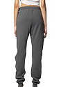 Unisex Fashion Fleece Jogger Sweatpant ASPHALT Back2