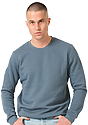 Unisex Fashion Fleece Crew Sweatshirt AEGEAN BLUE 2