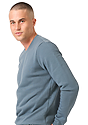 Unisex Fashion Fleece Crew Sweatshirt AEGEAN BLUE 3