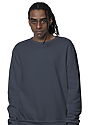 Unisex Fashion Fleece Crew Sweatshirt AEGEAN BLUE 2